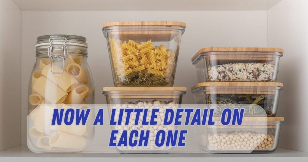 Now a little detail on each one