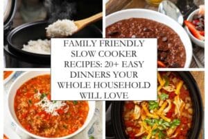 Family Friendly Slow Cooker Recipes: 20+ Easy Dinners Your Whole Household Will Love